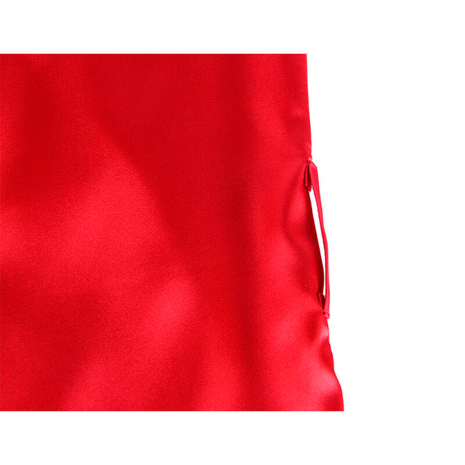 Subblime – 954017 Lace Sheer Back Camisole + Thong Red/black S/m
