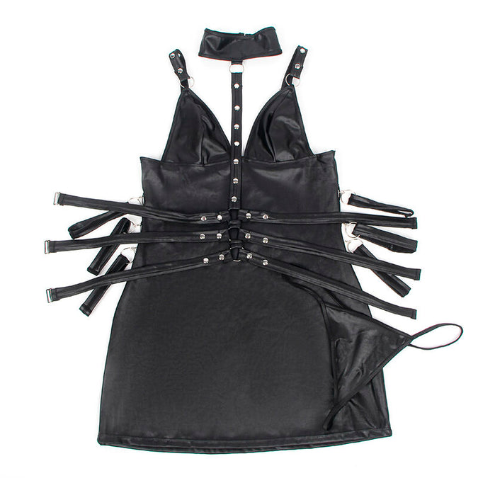 Subblime – 954413 Leather Bondage Body Black L/xl
