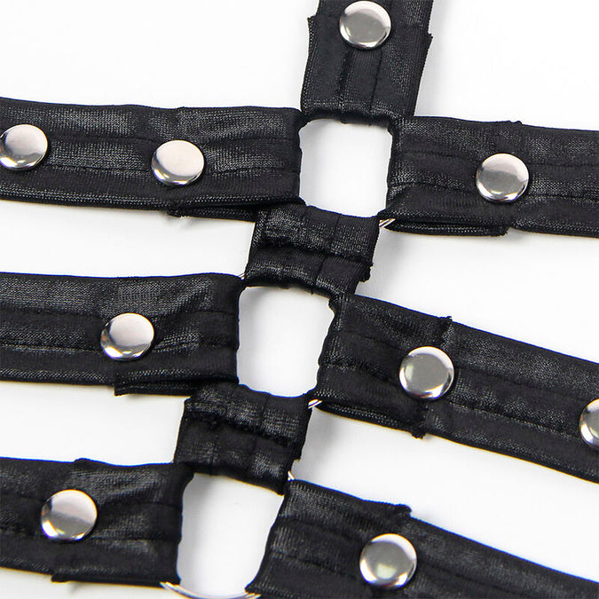 Subblime – 954413 Leather Bondage Body Black L/xl