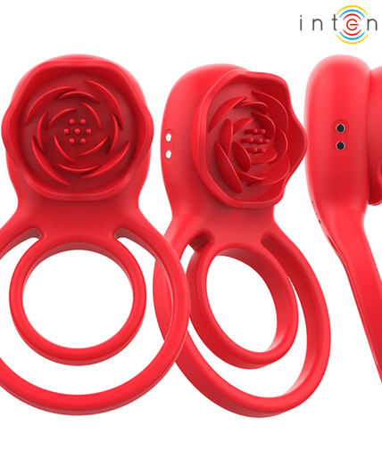 INTENSE - GAIL STIMULATOR ROSE 10 VIBRATIONS RED REMOTE CONTROL