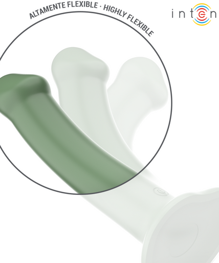 INTENSE - BECCA VIBRATOR WITH SUCTION CUP 10 VIBRATIONS GREEN REMOTE CONTROL