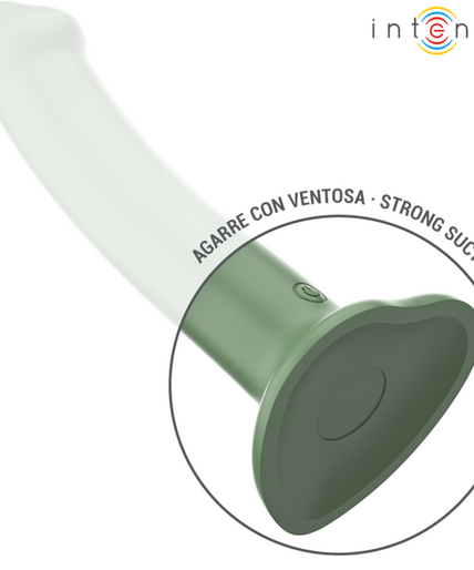 INTENSE - BECCA VIBRATOR WITH SUCTION CUP 10 VIBRATIONS GREEN REMOTE CONTROL
