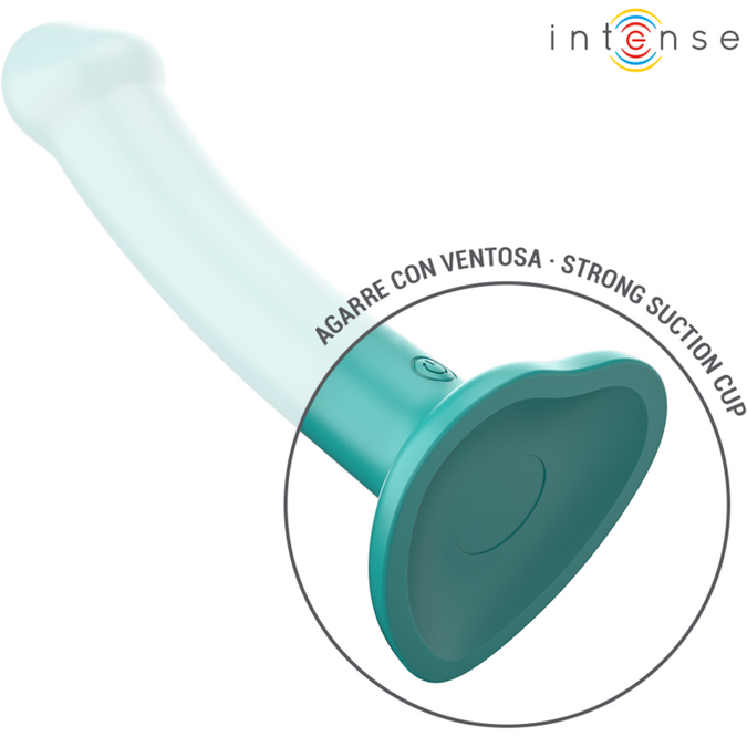 INTENSE - KATIE VIBRATOR MET ZUIGNAP 10 TRILLINGEN BLAUW AFSTANDSBEDIENING