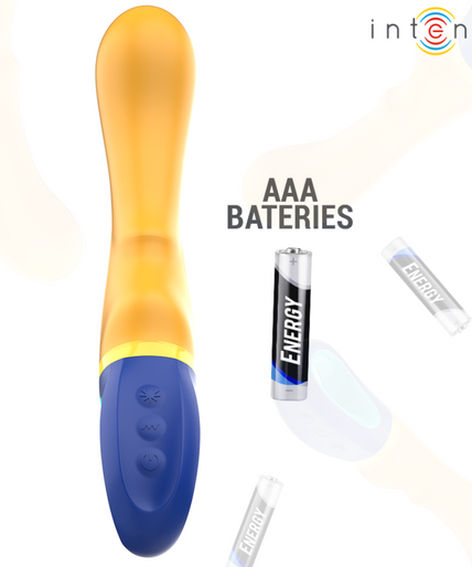 INTENSE - SHAGGY G-SPOT VIBRATOR YELLOW