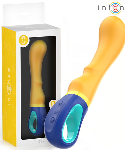 INTENSE - SHAGGY G-SPOT VIBRATOR YELLOW