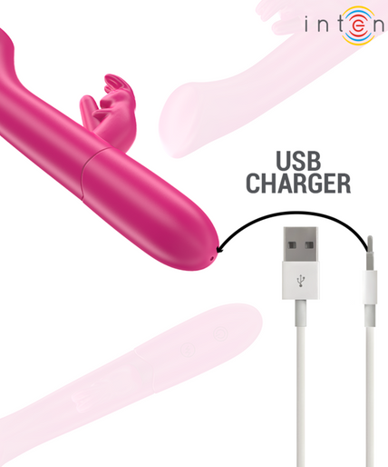 Intens – Julieta Konijnenvibrator 18,6 Cm 10 Trillingen Roze