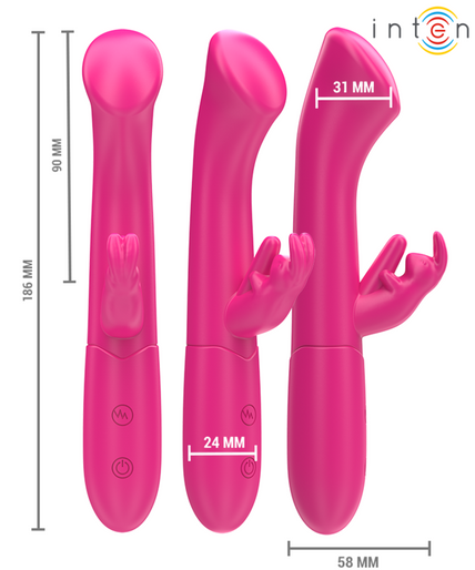 Intense – Julieta Rabbit Vibrator 18,6 cm 10 Vibrationen Pink