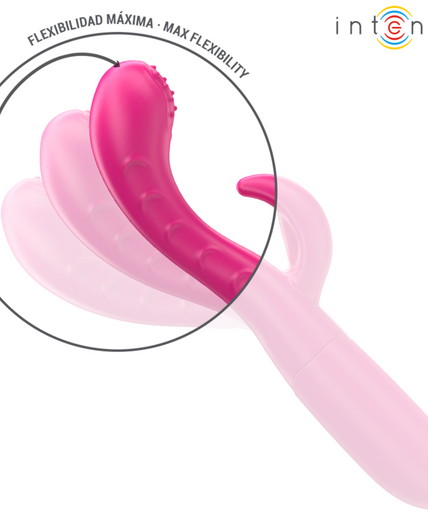 INTENSE - AMARA VIBRATOR WITH STIMULATING TONGUE 10 VIBRATIONS PINK