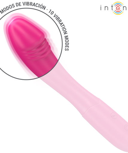Pleasurements – Intense – Belinda Flexible Vibrator 19 Cm 10 Vibrations Pink