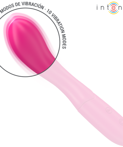 Pleasurements – Intense – Lisette Flexible Vibrator 19 Cm 10 Vibrations Pink