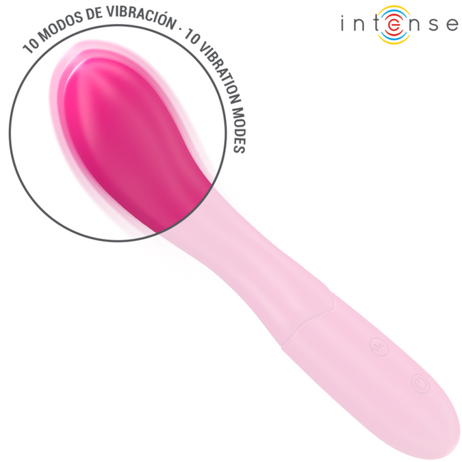 Pleasurements – Intense – Lisette Flexibler Vibrator 19 cm 10 Vibrationen Pink