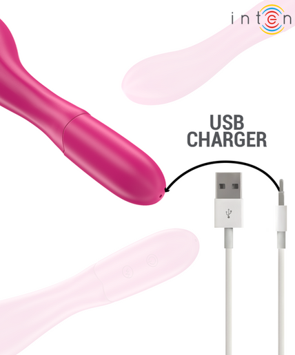 Pleasurements – Intense – Lisette Flexible Vibrator 19 Cm 10 Vibrations Pink