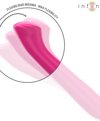 INTENSE - PATY VIBRATOR 19 CM FLEXIBLE 10 VIBRATIONS MODEL 2 PINK