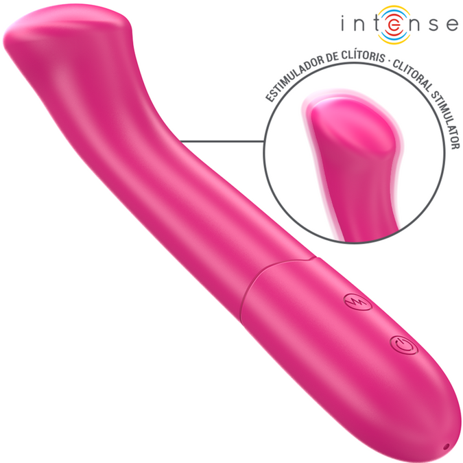 Intense – Paty Flexible Vibrator 19 cm 10 Vibrations Pink