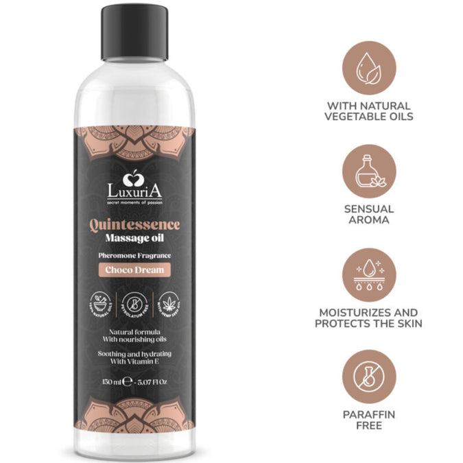 Intimateline Luxuria – Massageolie Chocolade 150 ml