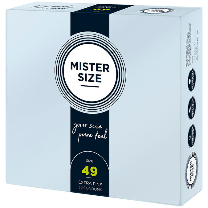 Mister Size – Condoommaat S 49 mm (36 stuks)