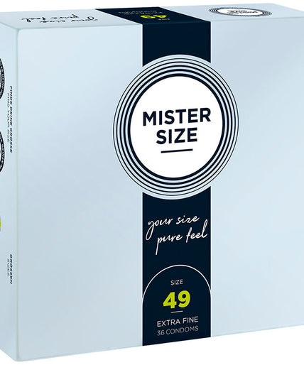 MISTER SIZE - CONDOOM MAAT S 49 MM (36 STUKS)