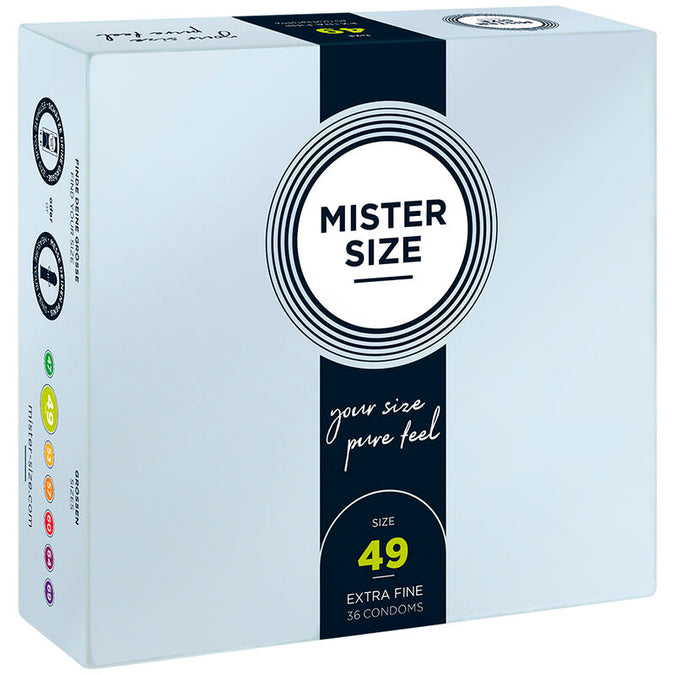 Mister Size – Condoommaat S 49 mm (36 stuks)