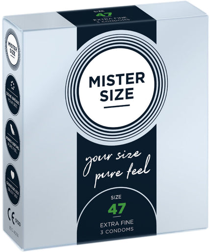 MISTER SIZE - CONDOOMS MAAT XS 47 MM (3 STUKS)
