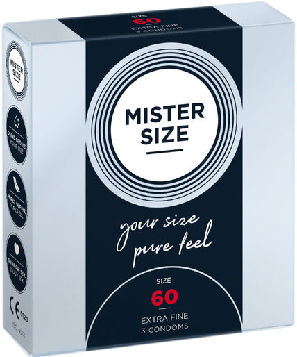 MISTER SIZE - CONDOOMMAAT XL 60 MM (3 STUKS)