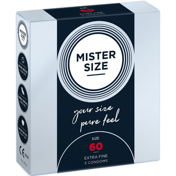 MISTER SIZE - CONDOOMMAAT XL 60 MM (3 STUKS)