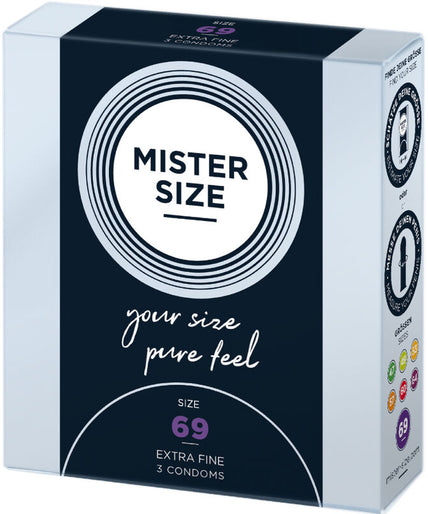 MISTER SIZE - CONDOOMS MAAT XXXL 69 MM (3 STUKS)