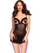 Chilirose – Cr 4832 Babydoll Zwart S/m