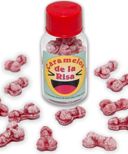 DIABLO PICANTE - 12 PIEMELVORMIGE LACHSLIKJES AARDBEI/KERSIE