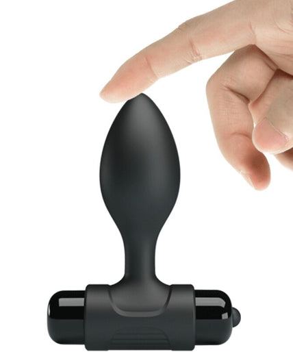 PRETTY LOVE - VIBRA BUTT 10 VIBRATIONS ANAL PLUG BLACK