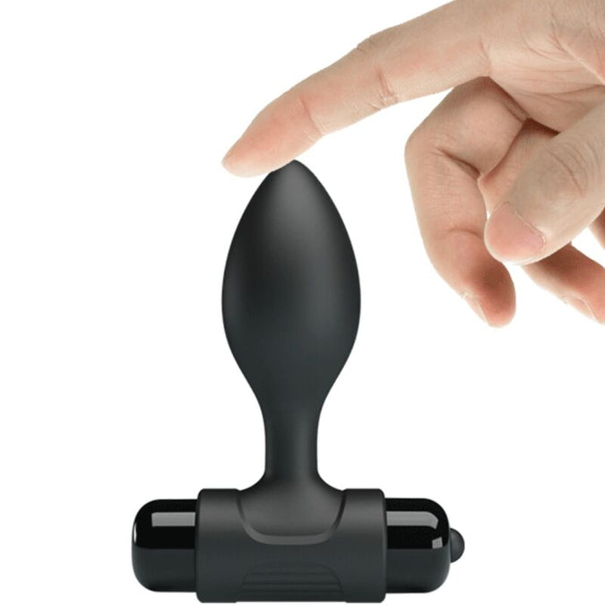 Pretty Love – Vibra Butt 10 Vibraties Anale Plug Zwart