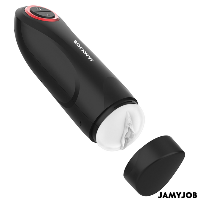 JAMYJOB - GRAVITY AUTOMATIC VAGINA-MASTURBATOR MET 5 STUWMODI EN GELUIDSEFFECTEN