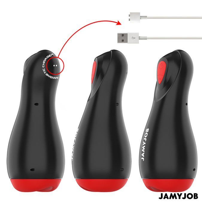 JAMYJOB - CORE-X AUTOMATISCHE MASTURBATOR 5 ZUIG- EN TRILLINGSMODI