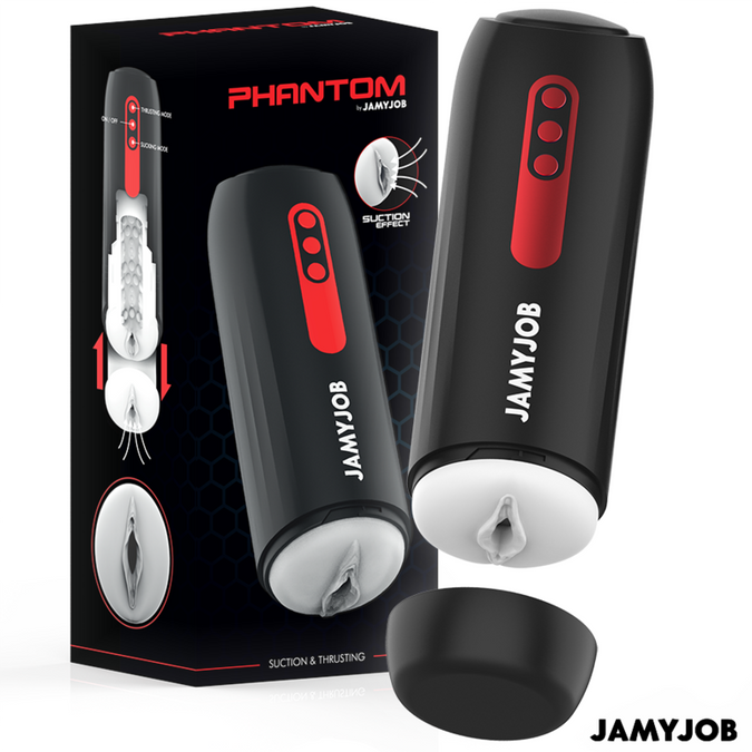 Jamyjob – Phantom Automatische Vagina Masturbator met 5 Zuig- en Stootstanden