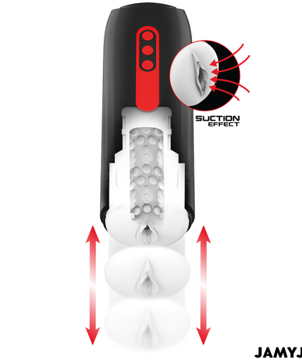 JAMYJOB - PHANTOM AUTOMATIC VAGINA MASTURBATOR 5 SUCTION AND THRUST MODES