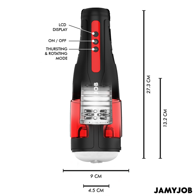 Jamyjob – Cyclone Automatic Vagina Masturbator 10 Rotation And Thrust Modes