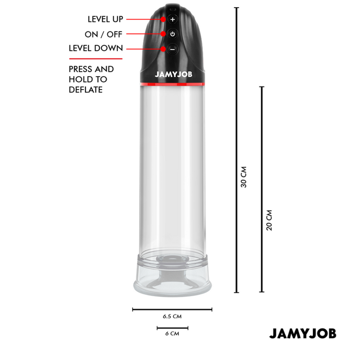 Jamyjob – Xpand automatische pomp met 3 zuigniveaus grijs