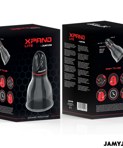JAMYJOB - XPAND LITE AUTOMATIC TESTICLE PUMP 3 SUCTION LEVELS GREY