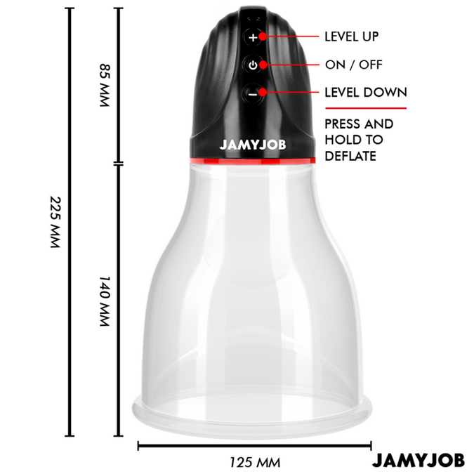 JAMYJOB - XPAND LITE AUTOMATISCHE TEELBALPOMP 3 ZUIGNIVEAUS GRIJS