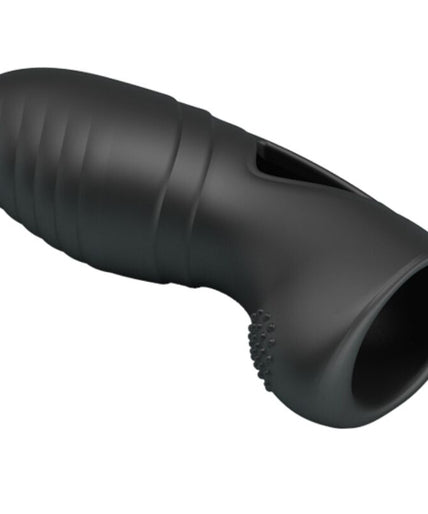 PRETTY LOVE - ALAN SILICONE FINGER VIBRATOR BLACK