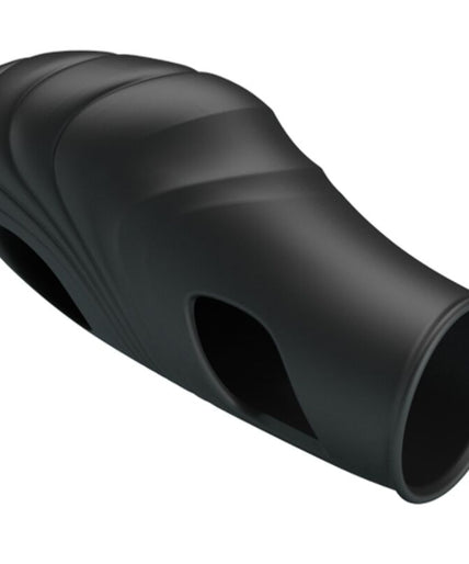 PRETTY LOVE - LICH SILICONE FINGER VIBRATOR BLACK