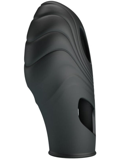 PRETTY LOVE - LICH SILICONE FINGER VIBRATOR BLACK