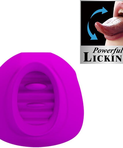 PRETTY LOVE - ESTELLE TONGUE CLITORIS STIMULATOR 12 VIBRATIONS PURPLE