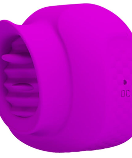 PRETTY LOVE - ESTELLE TONGUE CLITORIS STIMULATOR 12 VIBRATIONS PURPLE