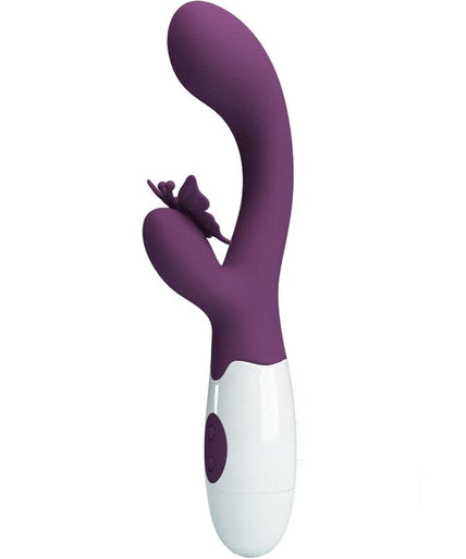 PRETTY LOVE - BUTTERFLY KISS KONIJN VIBRATOR & G-PUNT STIMULATOR PAARS