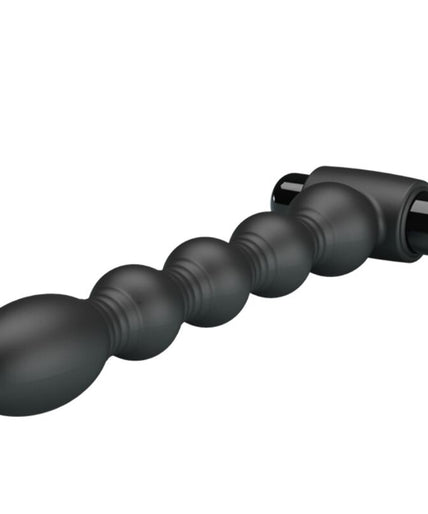 PRETTY LOVE - LYNN SILICONE ANAL PLUG 10 VIBRATIONS BLACK
