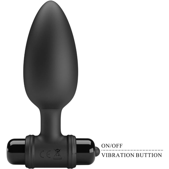 Pretty Love – Vibra Butt Plug 2 Anal Plug 10 Vibrations Black