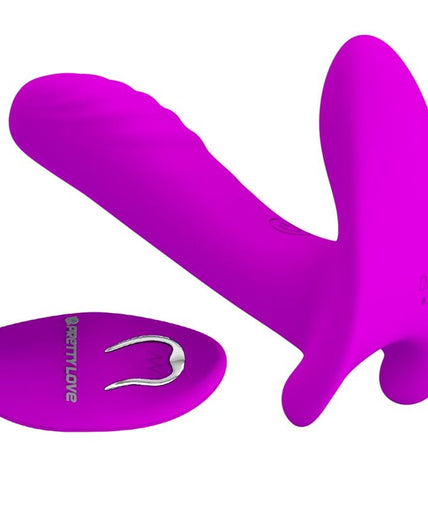 PRETTY LOVE - MASSAGER & VIBRATOR 12 VIBRATIONS REMOTE CONTROL PURPLE
