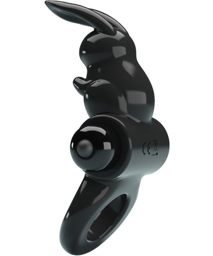 PRETTY LOVE - EXCITING RING RABBIT VIBRATOR RING 10 VIBRATIONS BLACK