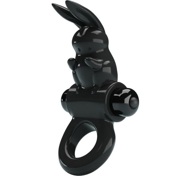 Pretty Love – Exciting Ring Rabbit Vibrator Ring 10 Vibrations Black