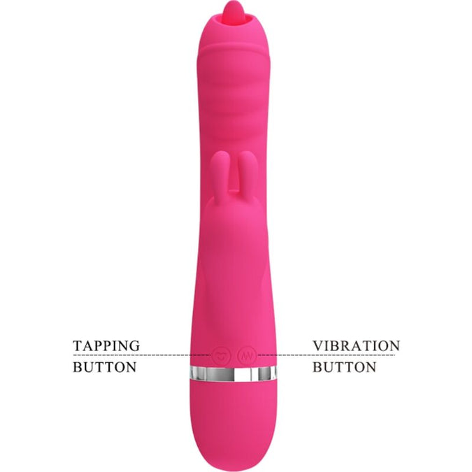PRETTY LOVE - PHOENIX MULTIFUNCTIONELE KONIJNENVIBRATOR ROZE